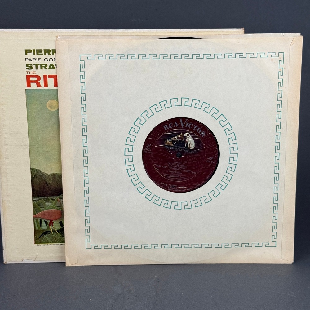 Stravinsky The Rite of Spring Pierre Monteux RCA Victor Red Seal NEAR MINT